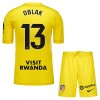 Fußball Trikot Atlético Madrid Oblak 13 Torwart 2025-26 Gelbe - Kinder
